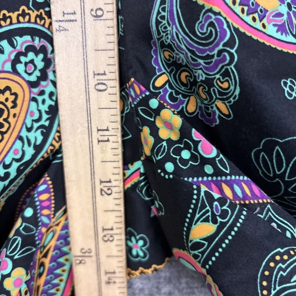 LoudMouth Paisley Chino Golf Shorts Mens Size 32 Black Wild Colorful